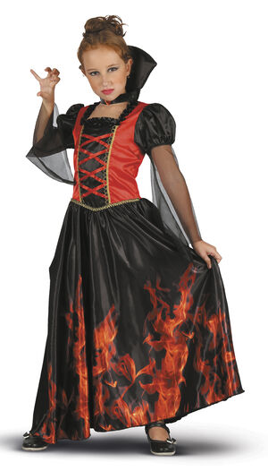 FLAMME VAMPYRINDE 160 CMFLOT KJOLEmFLAMMEPRINT