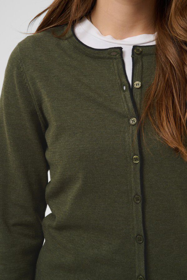 MilaSZ Contrast Stripe Cardigan