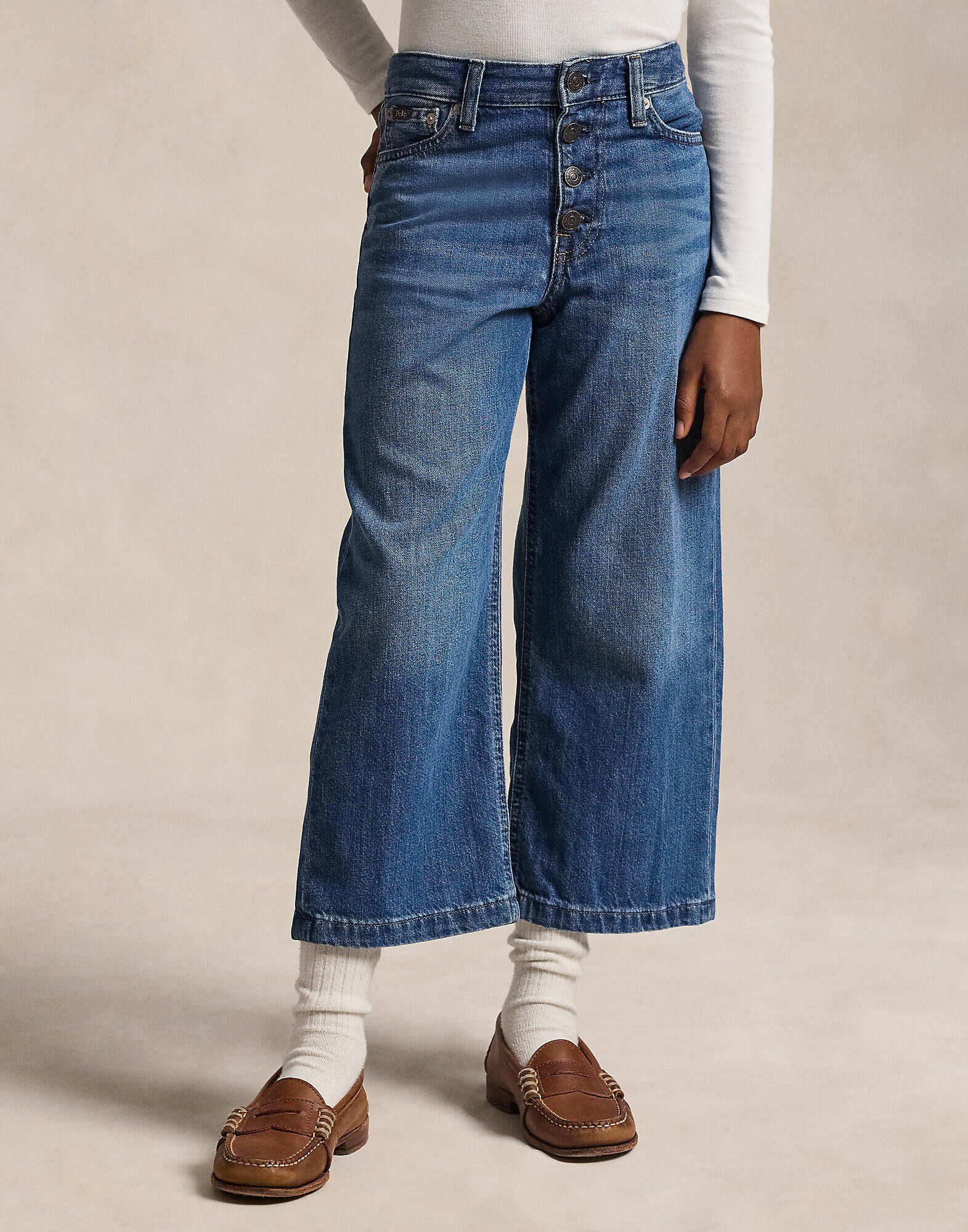 Denim Wide Leg Pant Teens
