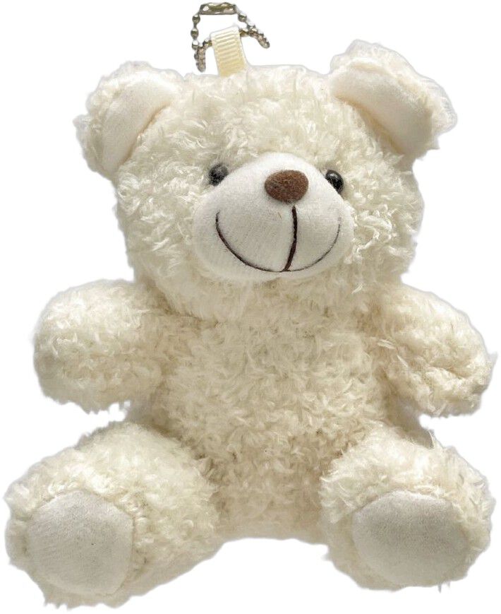 keyhanger hvid bamse