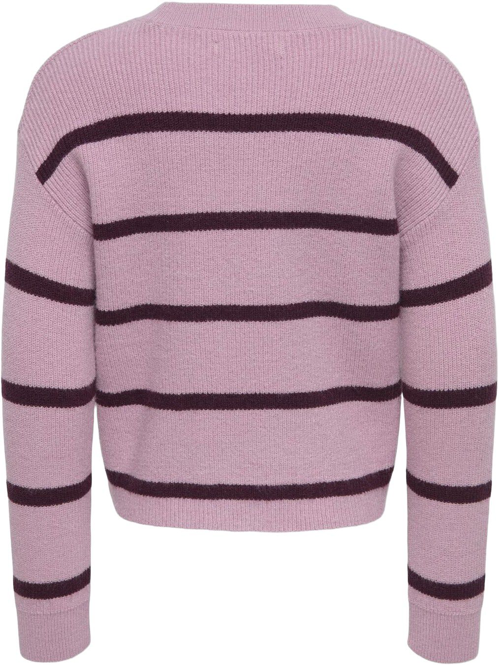 Kmgfranca Life Short Ls Stripe Knt Noos