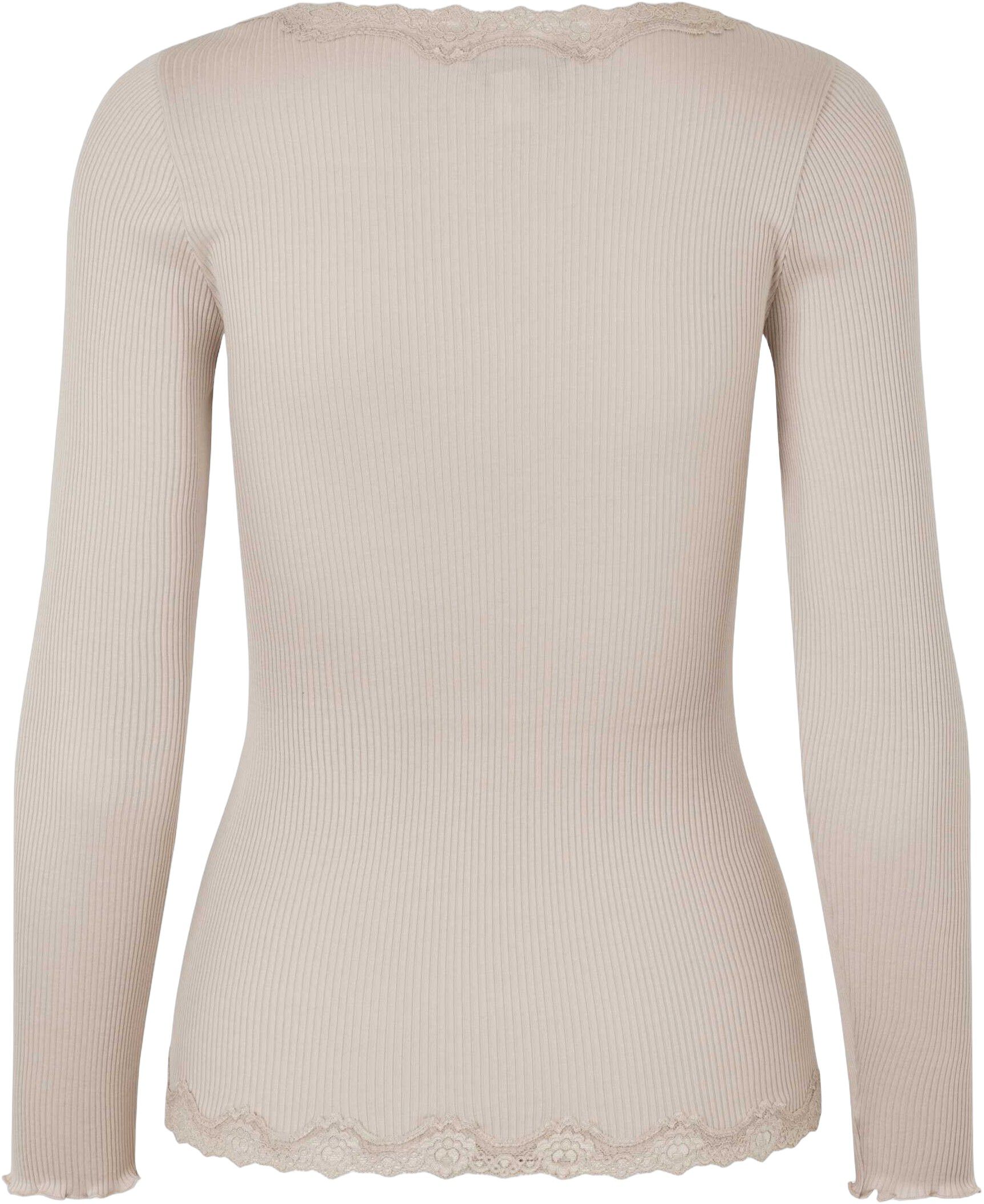 RWBabette Silk LS V-neck Lace Cardigan