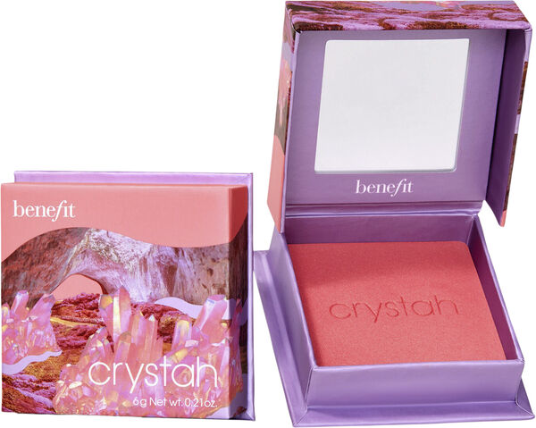 BOP Crystah rosa blush - blush med shimmer