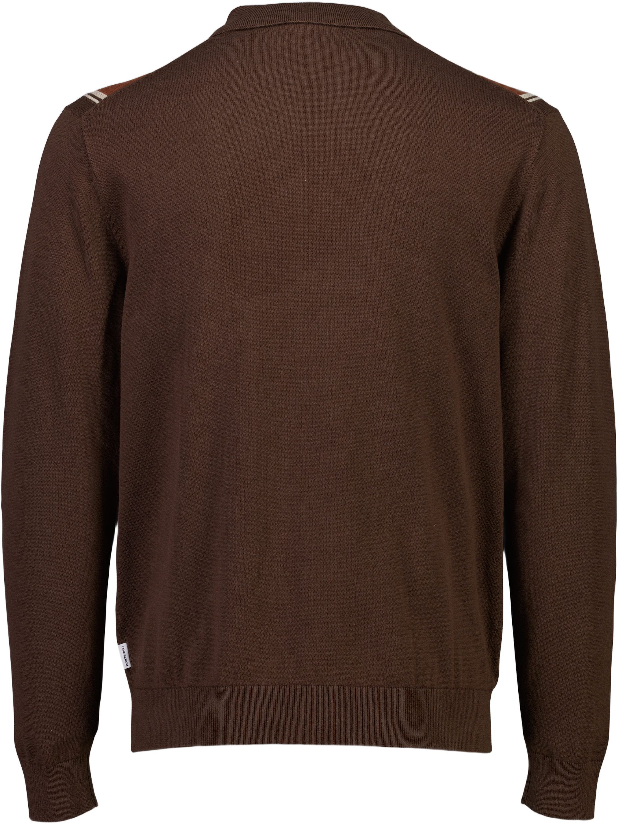 Knitted polo cardigan L/S