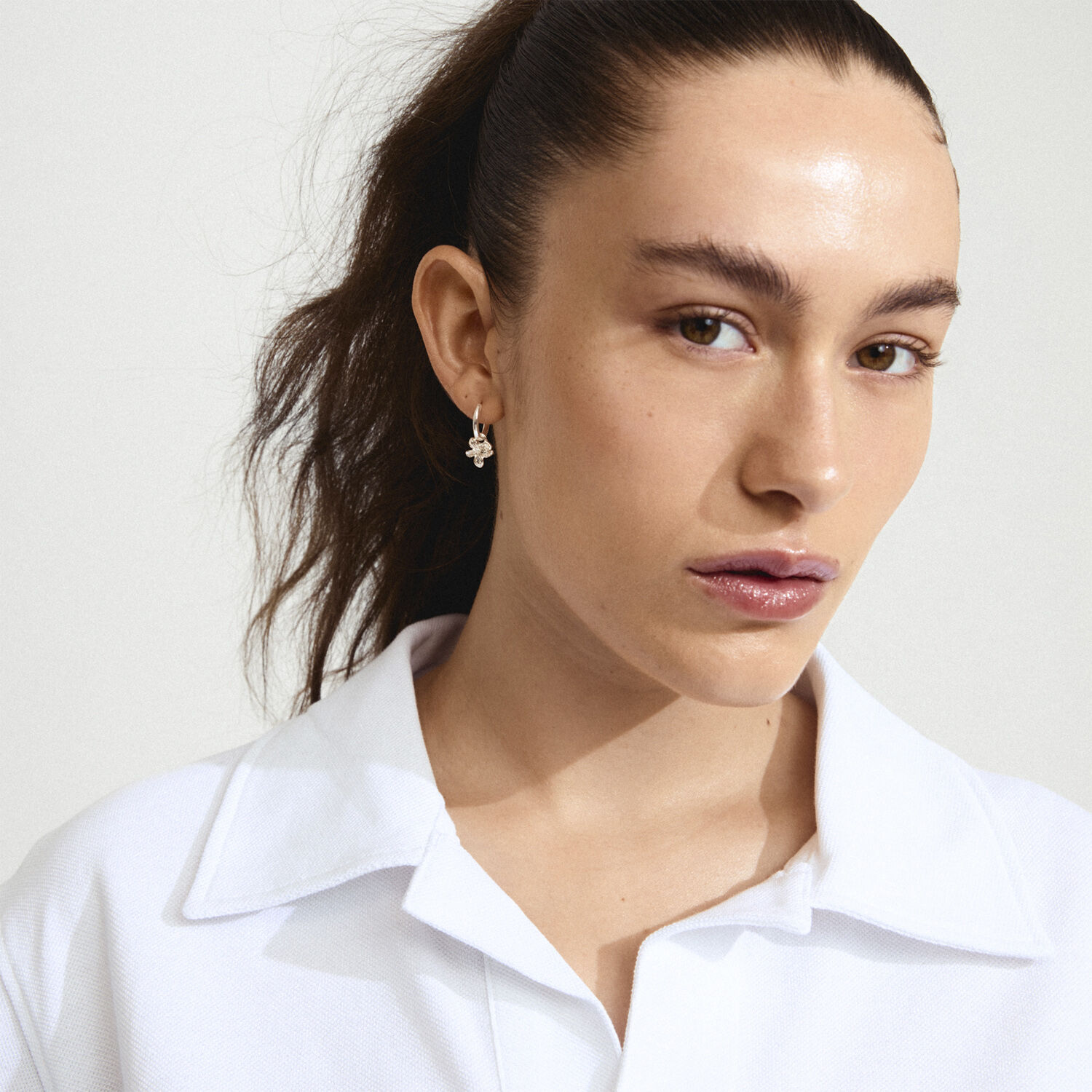 CHARMAINE hoop earrings silver-plated