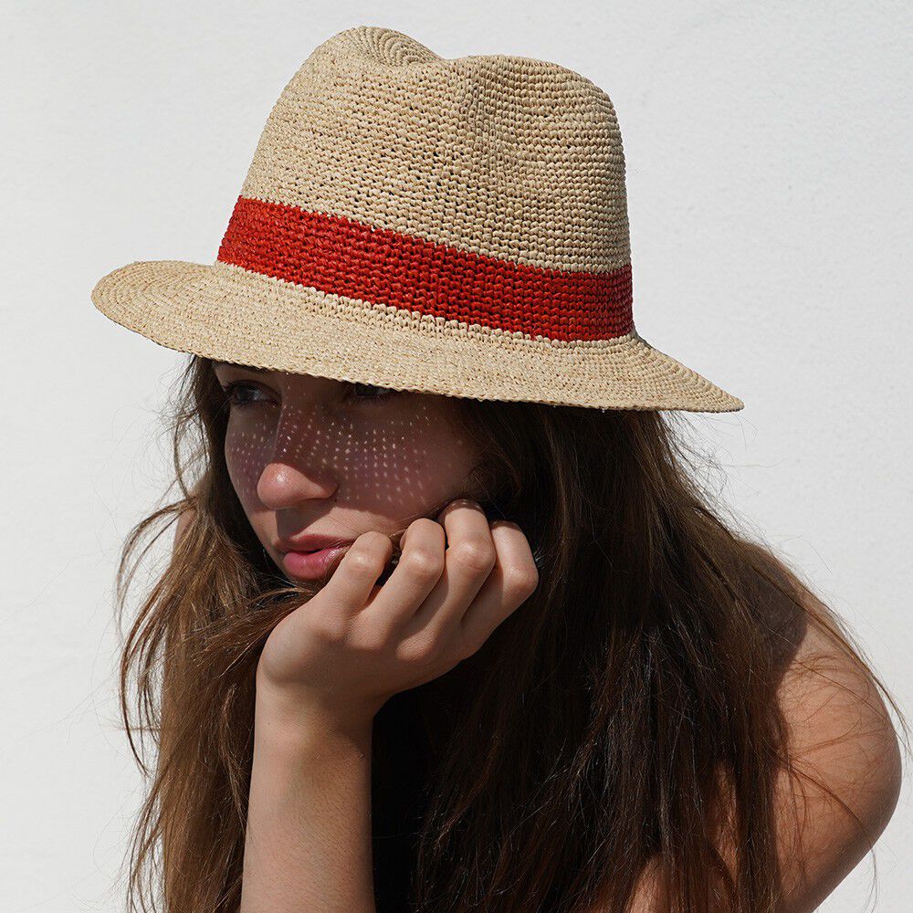 VIVIANI - RAFFIA HAT