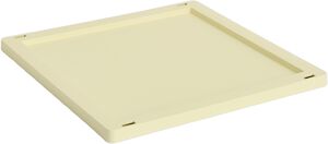 HAY Colour Crate Lid Plastic-Medium Square / Cube-Light yellow