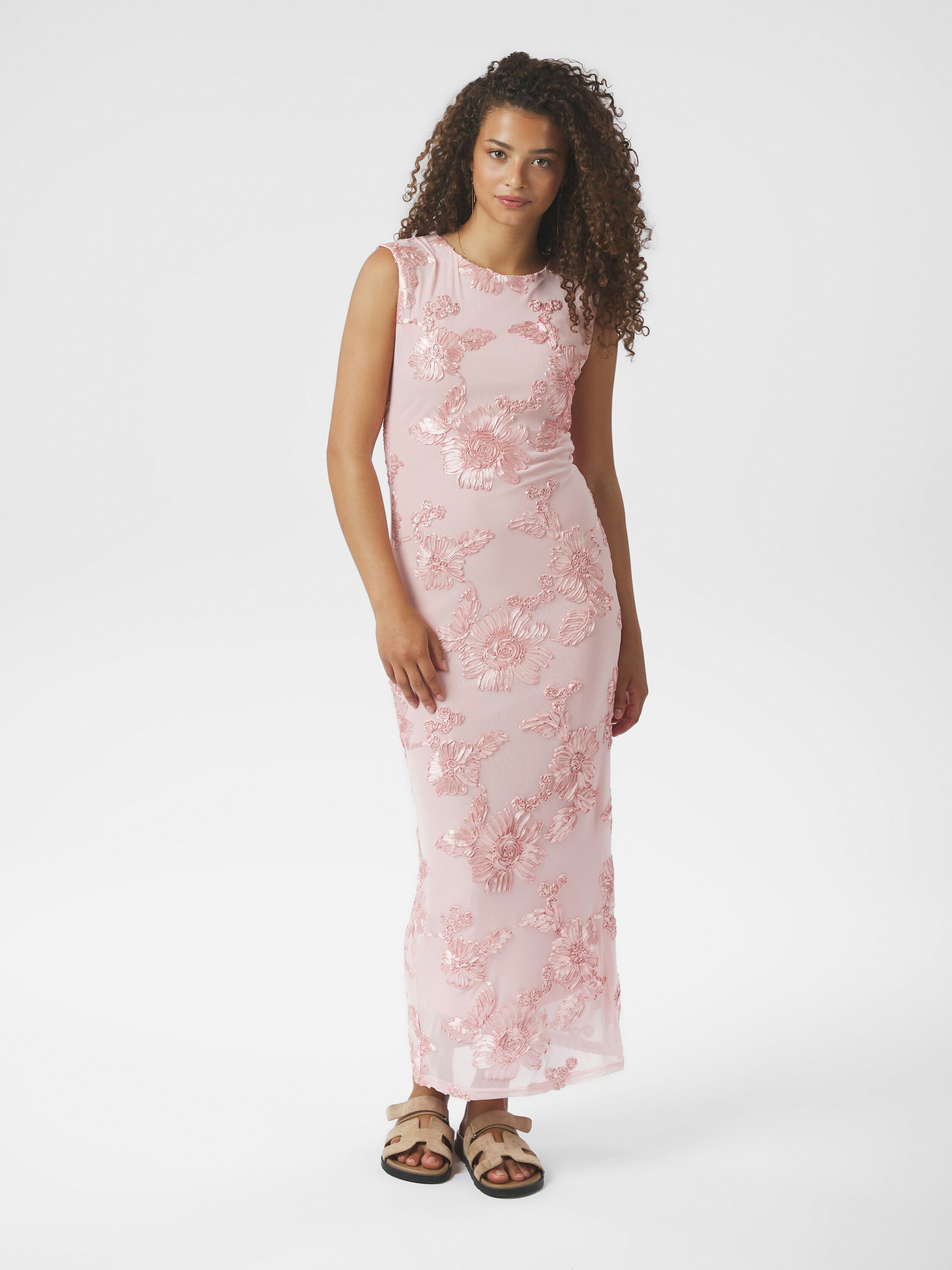 Tiranna Big Flower Mesh Dress