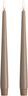 Moods & More - LED taper candle, Silk, Slim, Sand, 2-pack, 23x250 mm