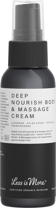 Organic Deep Nourish Body & Massage Cream lavender