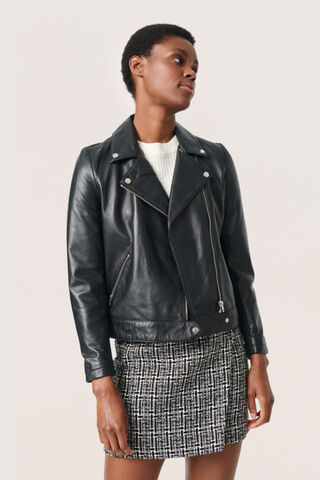 Maeve leather jacket ls