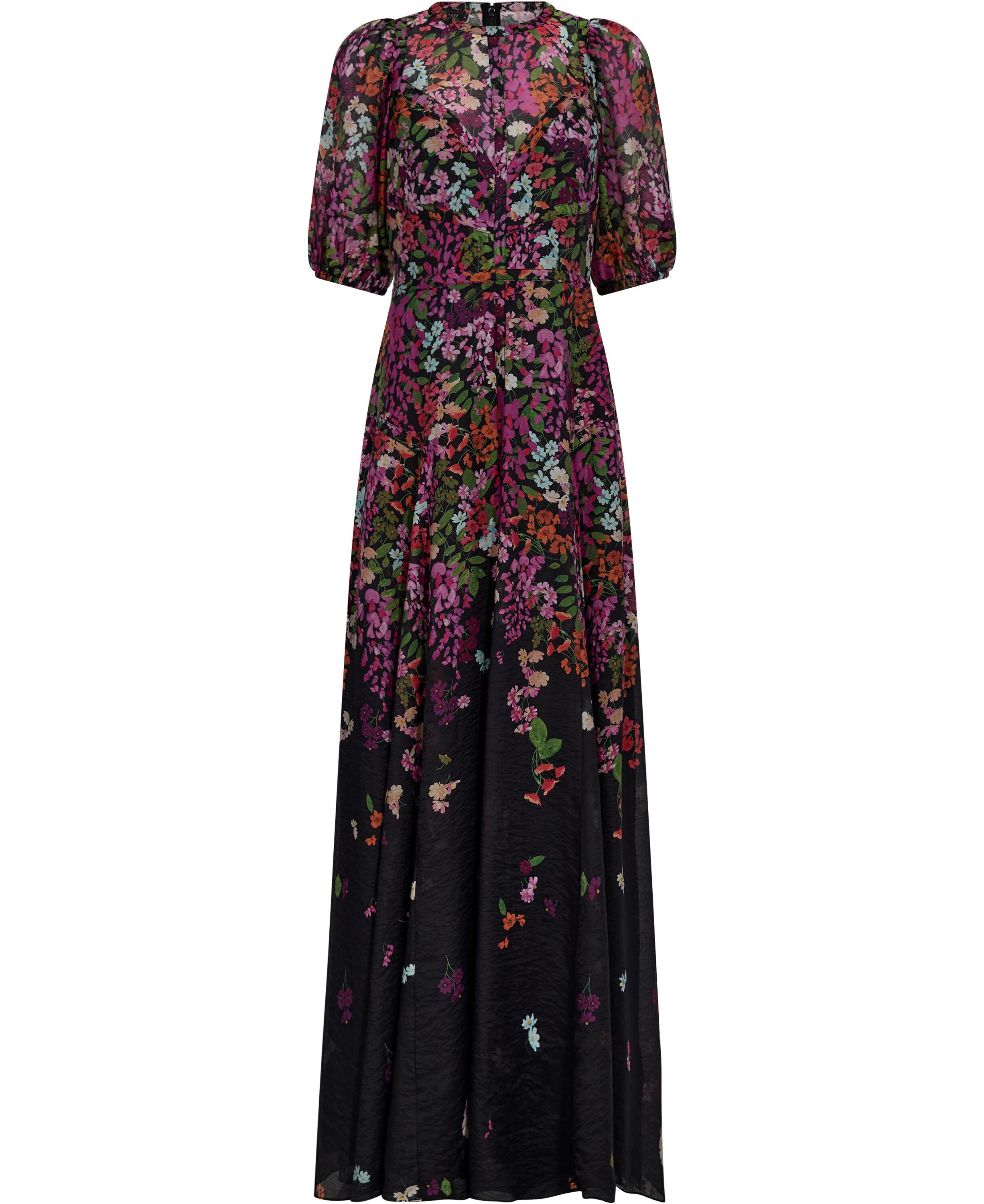 ZAHHLA Printed Puff Sleeve Maxi Dre