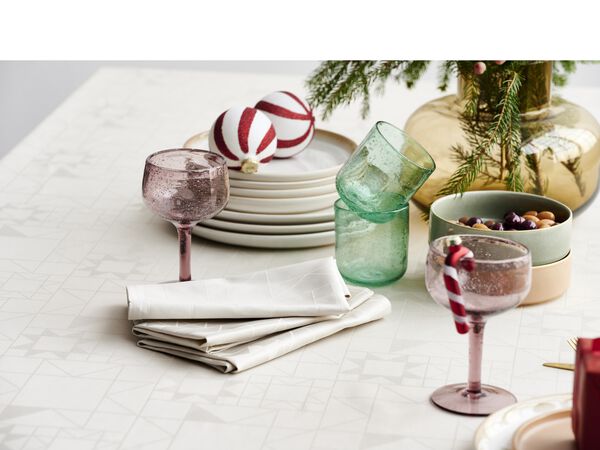 Duk 140x320 Star Damast Beige