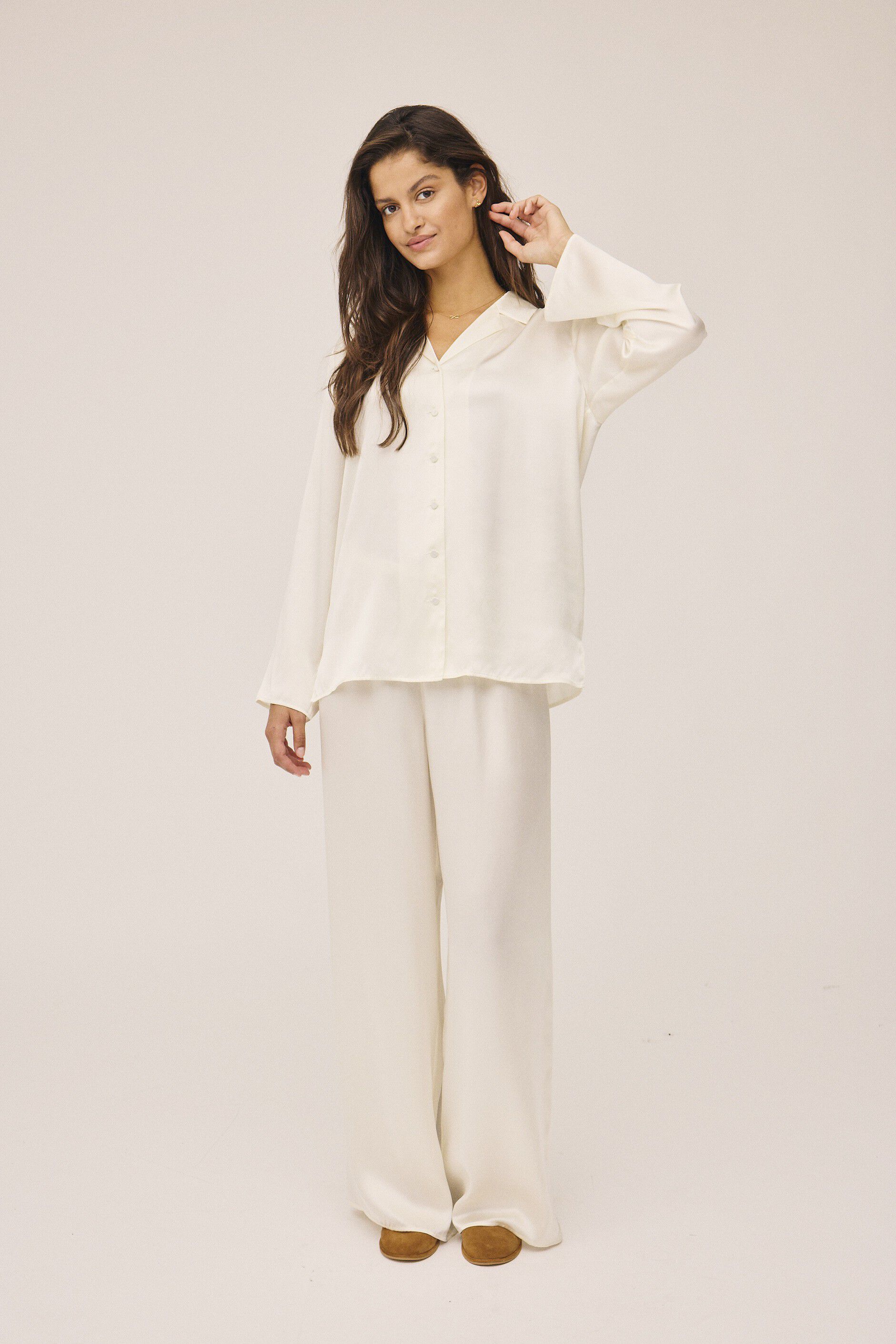 Moon 1 G - Pyjamas Shirt, 100% Silk