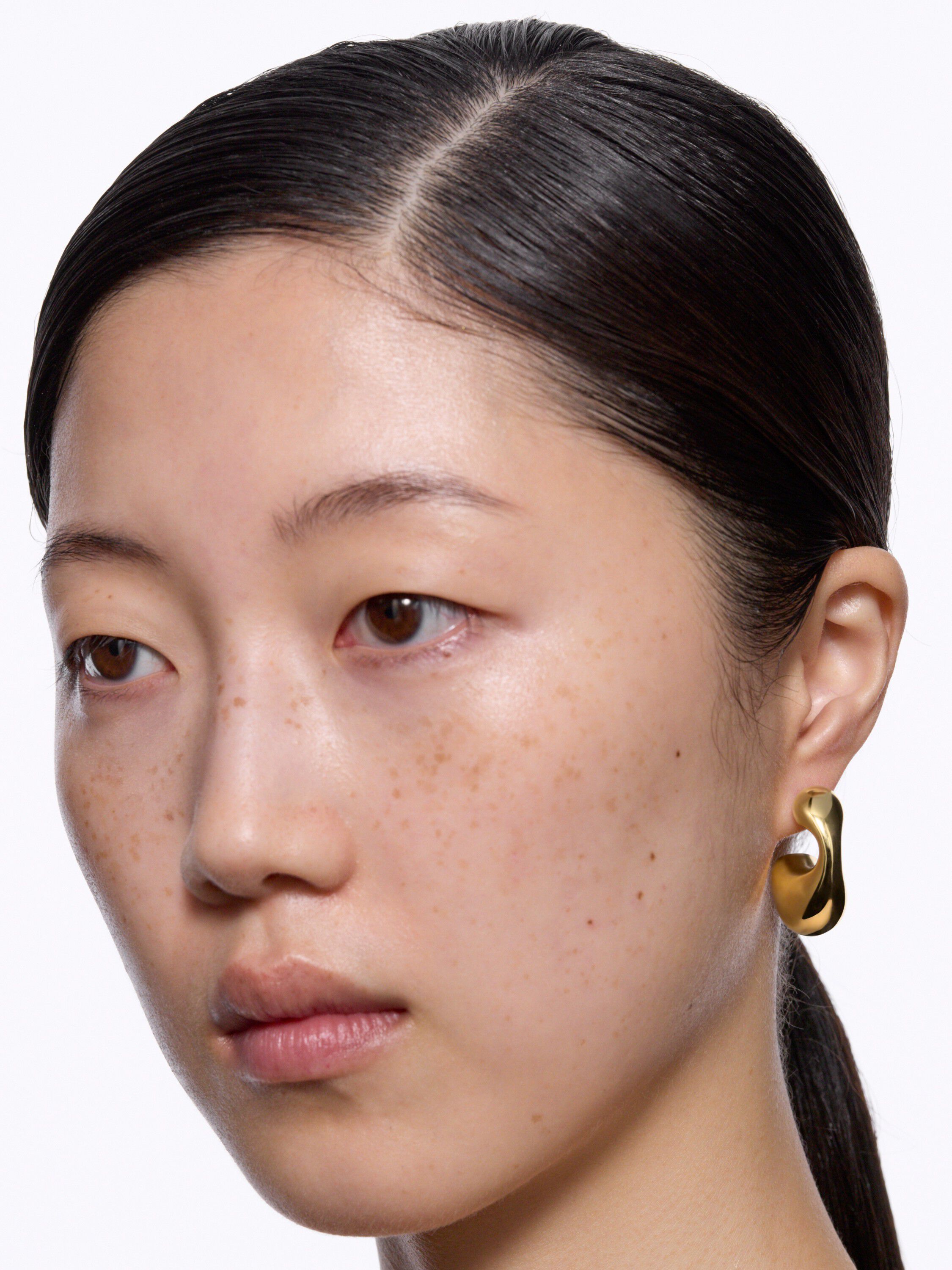 Dolphin Earring Large Gold