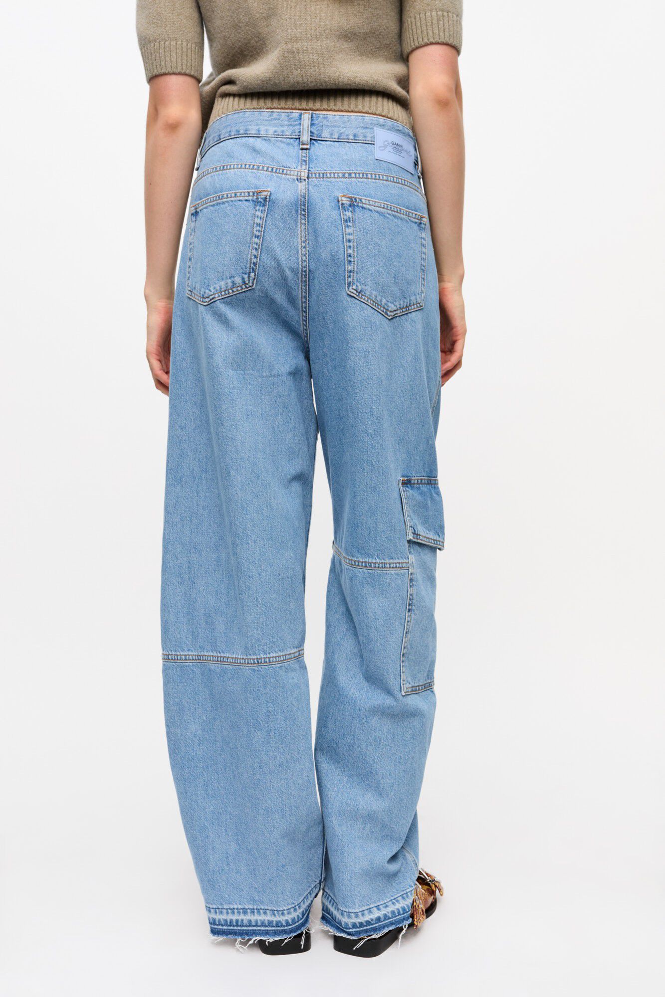 Broderie Anglaise Denim Carpenter J