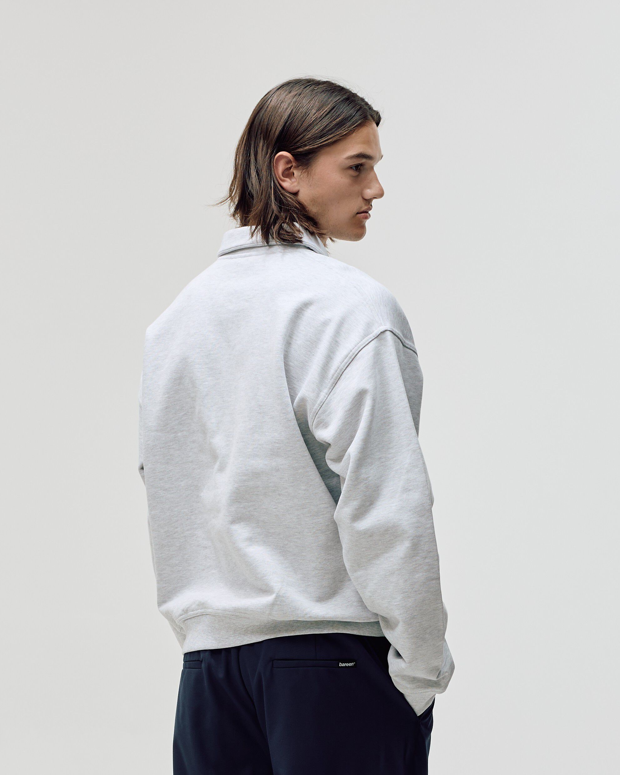 OVERSIZED POLO CREWNECK