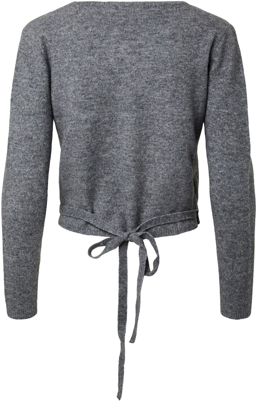 Pcmaji Ls O-Neck Wrap Knit D2D