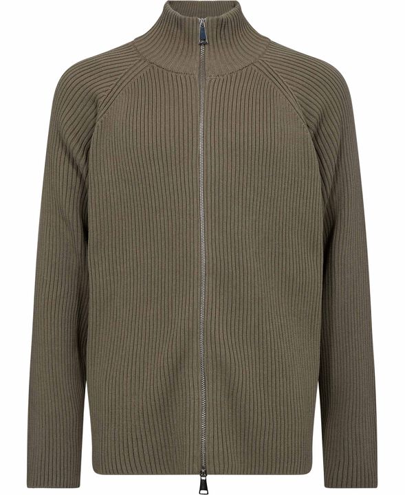 Full Zip Knit Sweater