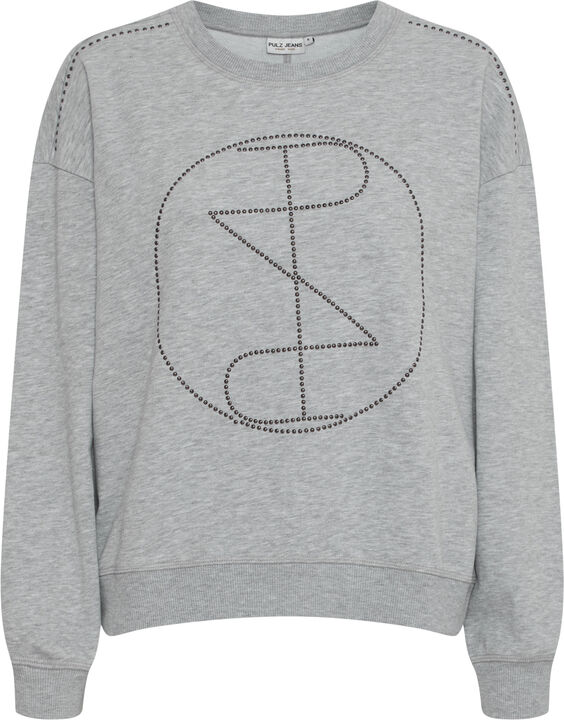PZMALLIE LS Sweatshirt w/ logo in r
