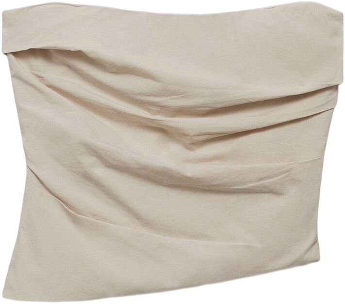 Asymmetrical strapless top