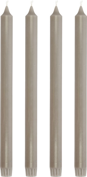 Kronljus Aia 30 cm 4 st Taupe Stearin