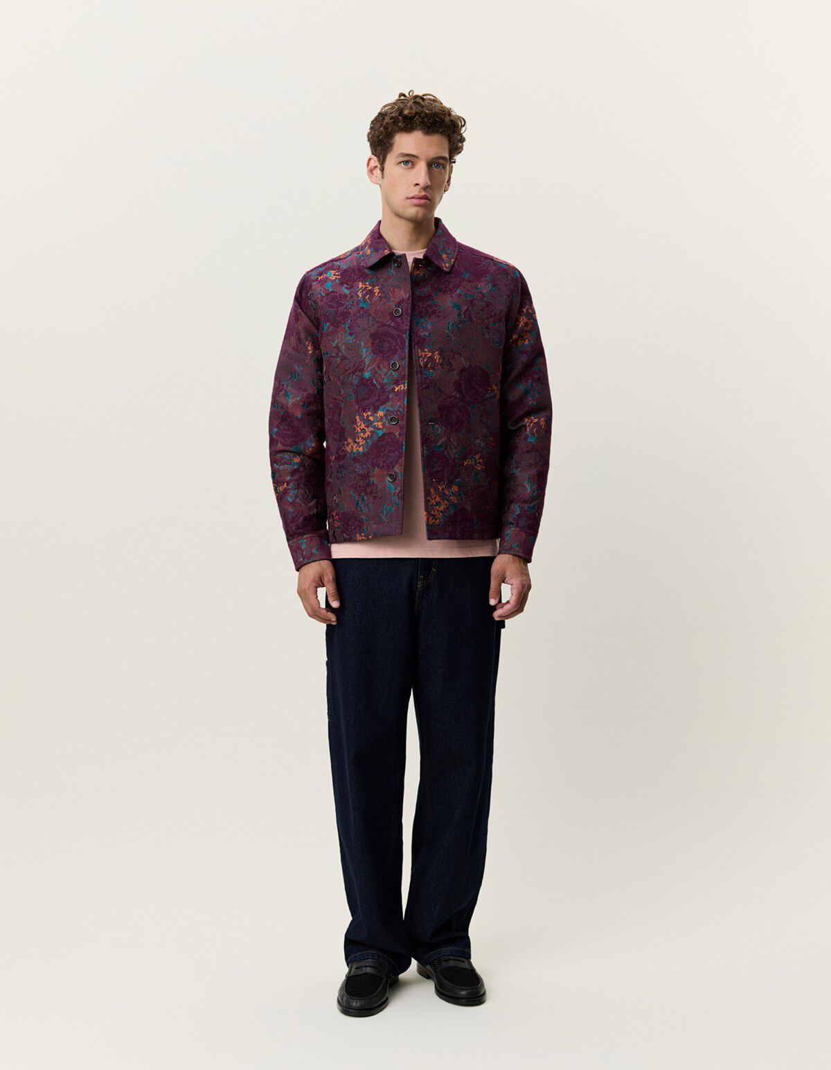 Leaves Jacquard Overshirt