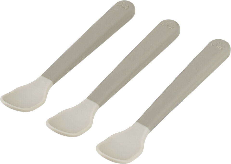 Foodie easy-grip babyske 3-pak Sand
