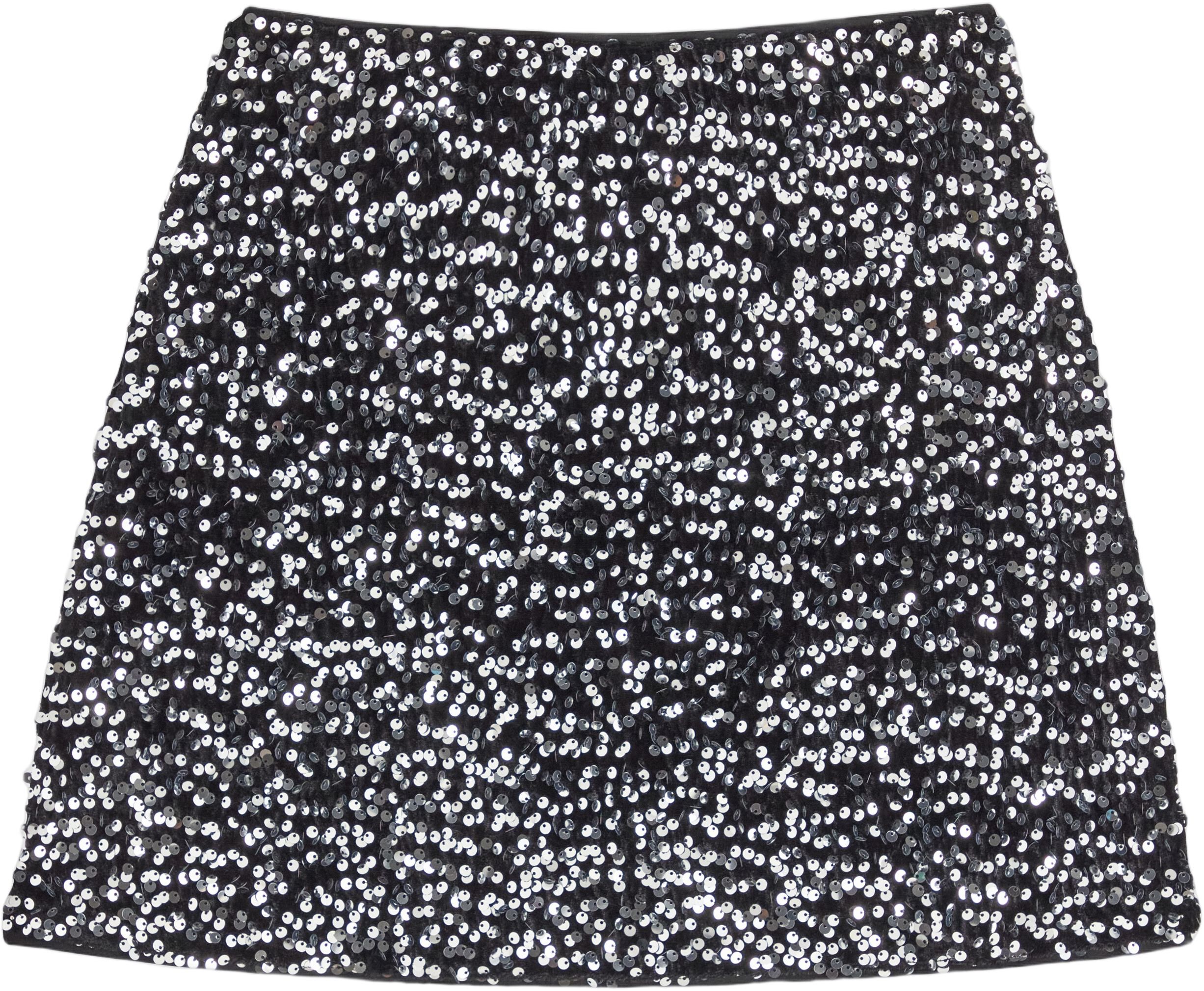 Skj&oslash;rt i myk fl&oslash;yel med paljetter o