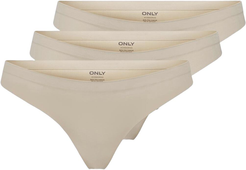ONLTRACY BONDED THONG 3-PACK NOOS A