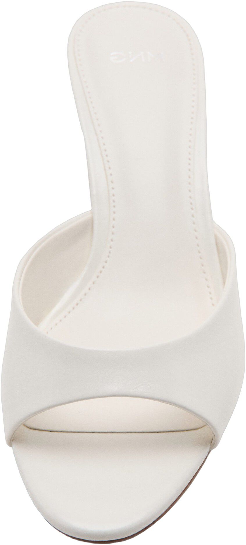 Kitten-heel sandals with strap