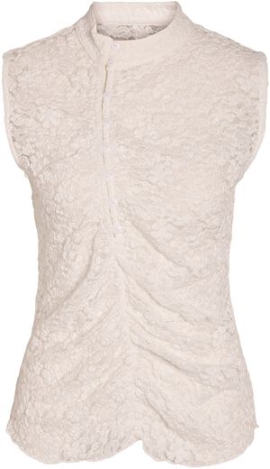 NMPEYTON S/L BUTTON TOP