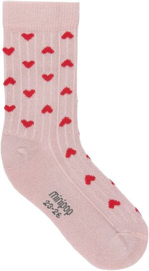 MiniPop&reg; Bamboo Heart Socks
