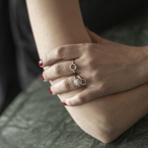 Energy ring Sterling Silver