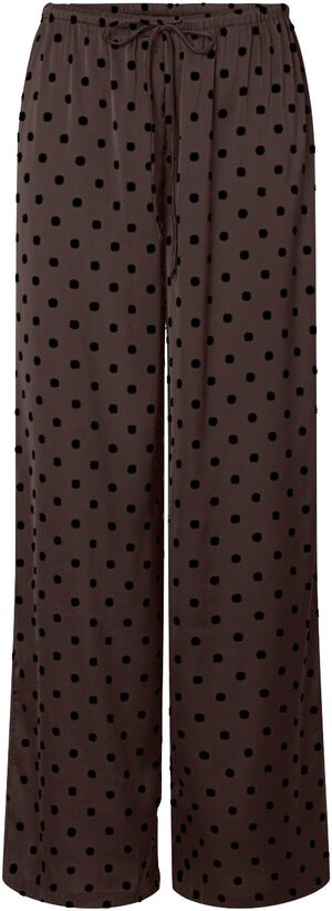 PCJYTTA MW STRAIGHT SATIN PANTS WVN