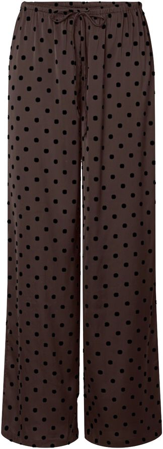 PCJYTTA MW STRAIGHT SATIN PANTS WVN