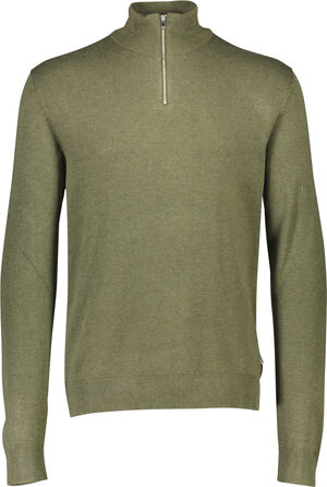 Ecovero half zip L/S knit