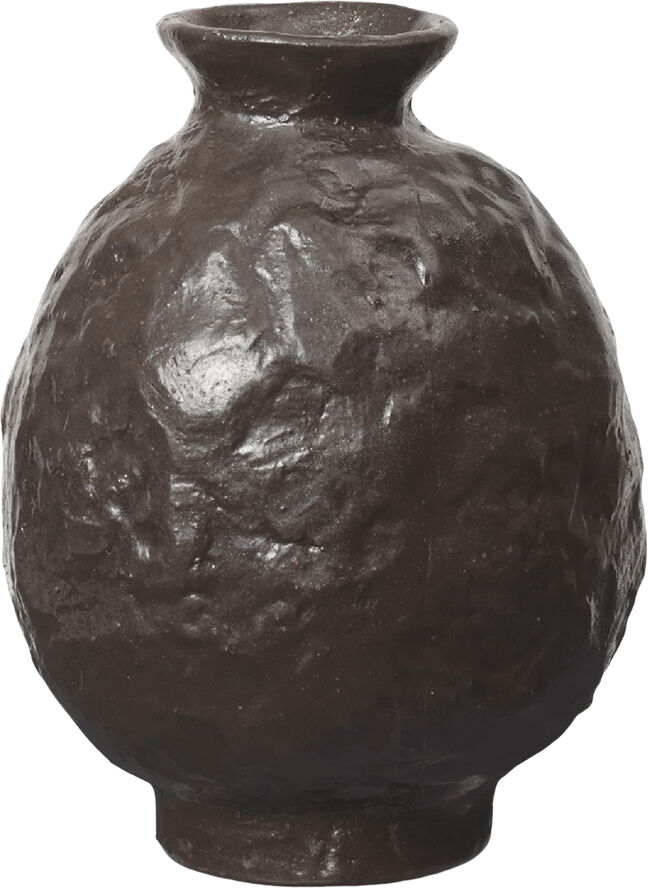 Doro Vase - H16 - Coffee