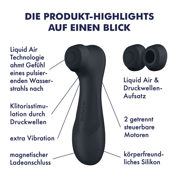 Satisfyer Pro 2 Generation 3 black lufttrycksvibrator