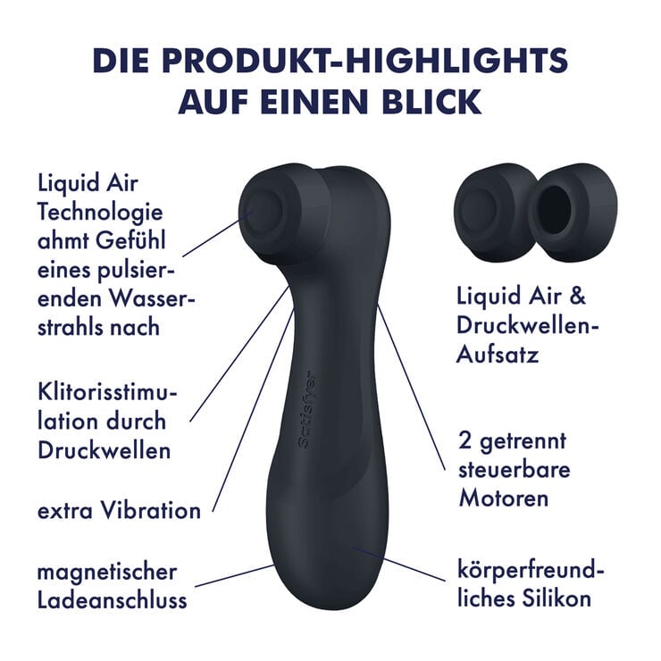 Satisfyer Pro 2 Generation 3 black lufttrycksvibrator