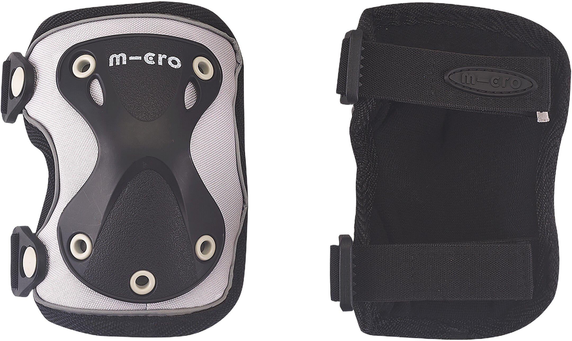 Micro - Kn&aelig;- og Albuebeskyttere - Reflective Black S