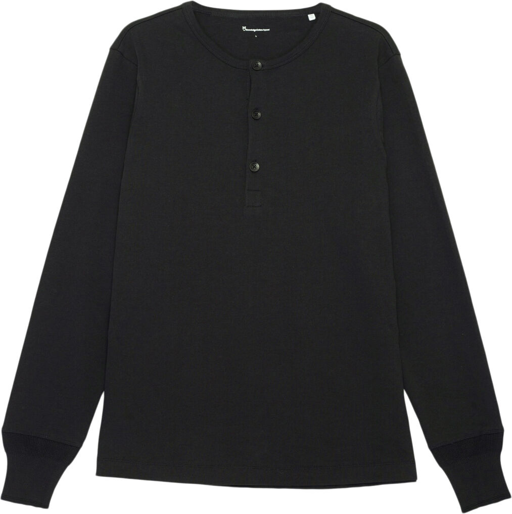 BO long sleeve henley - GOTS/Vegan