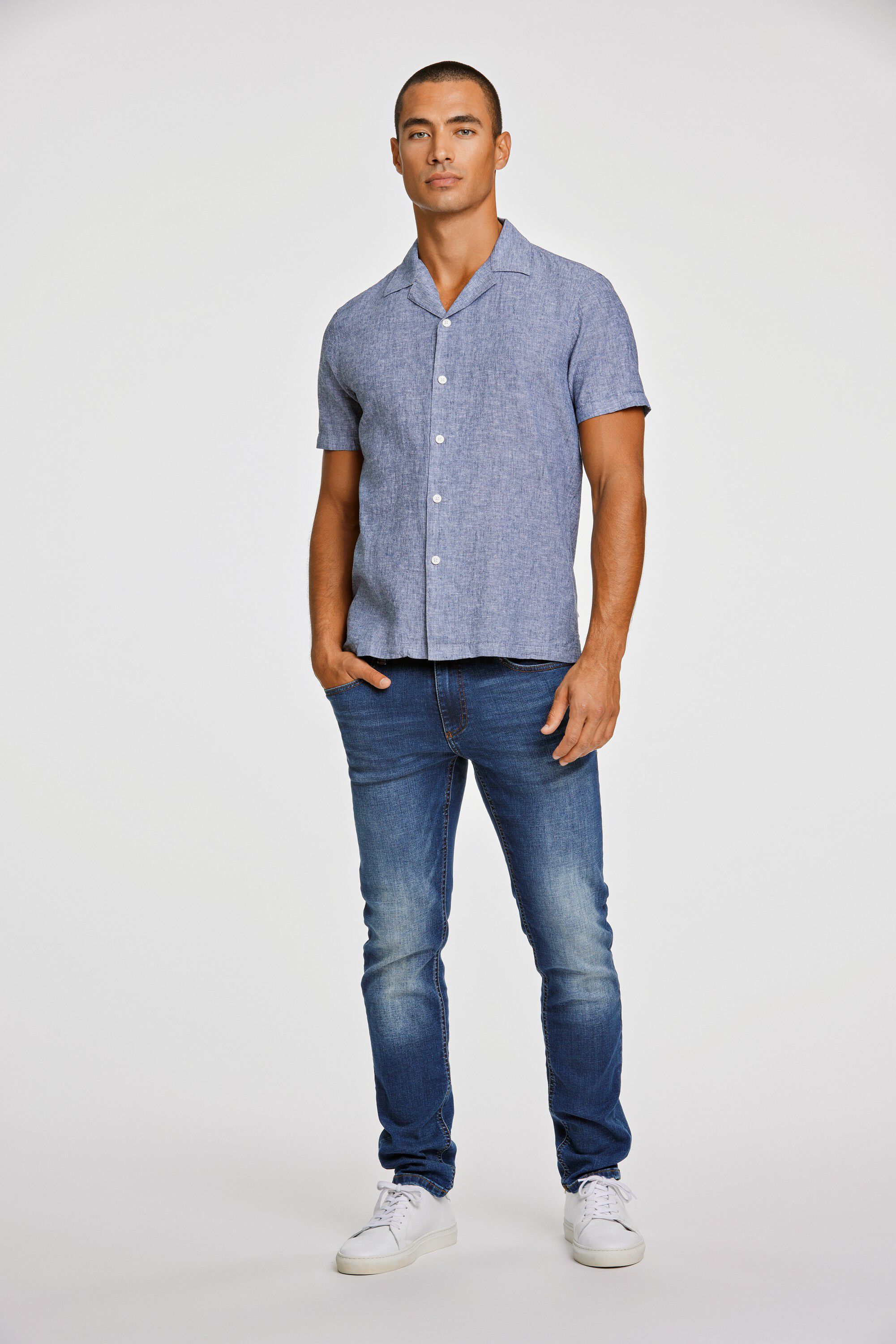 Casual linen blend resort S/S