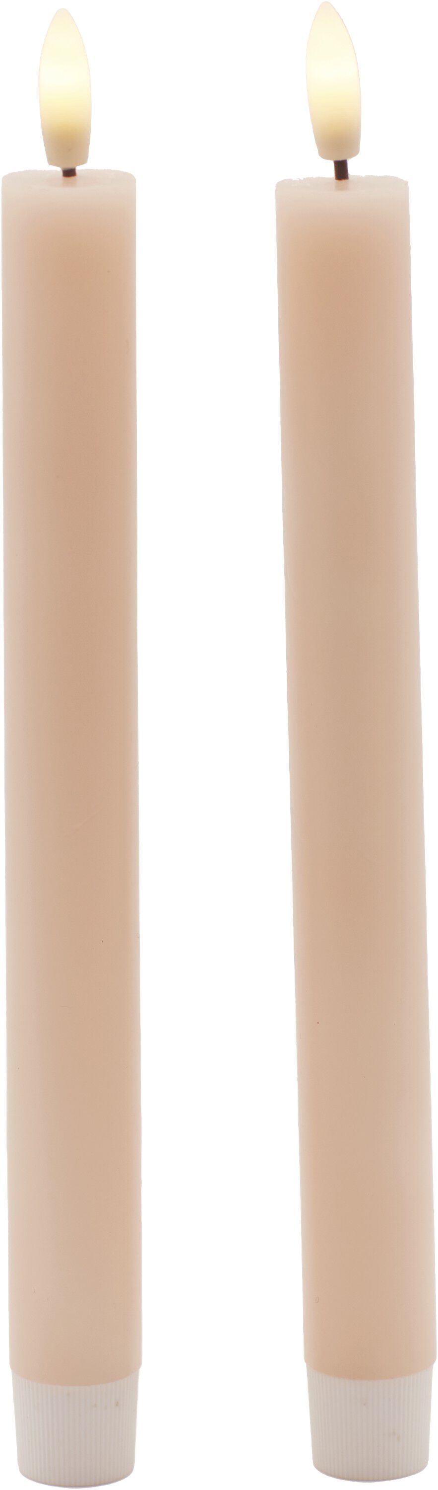 Sille Krone 2 Stk. s&aelig;t, &Oslash;2x25cm, Dusty Peach