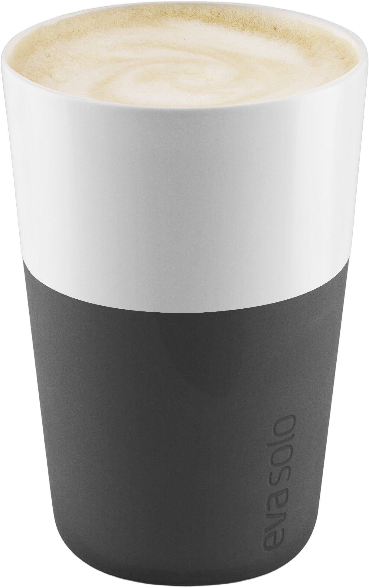 2 Cafe Latte-mugg svart