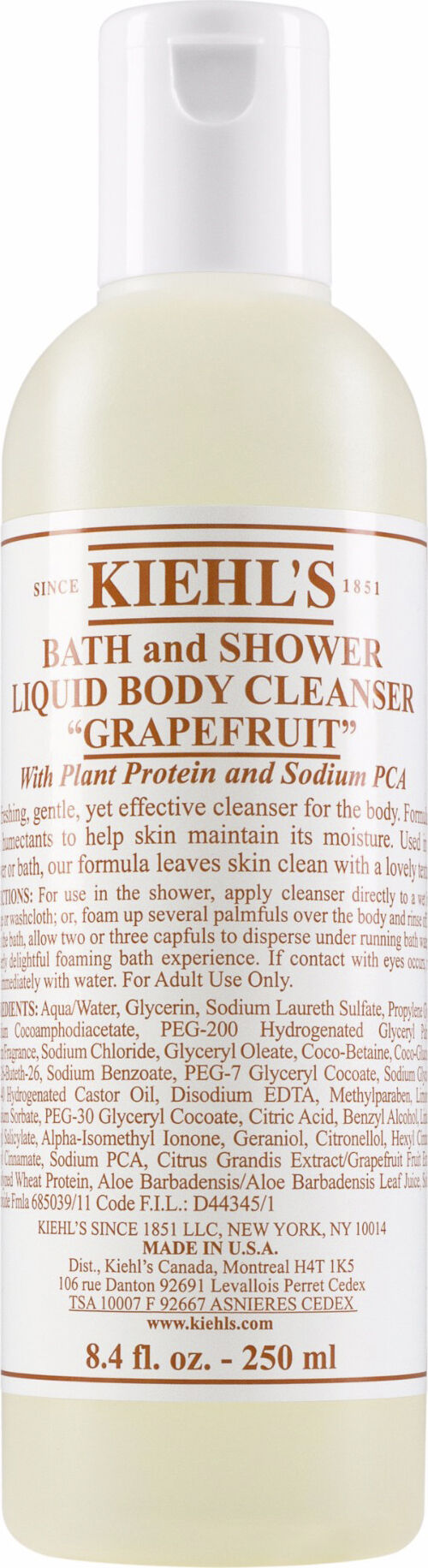 Bath and Shower Liquid Body Cleanser Grapefruit