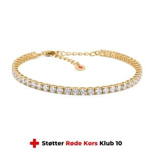 Red Cross Armbånd - Forgyldt