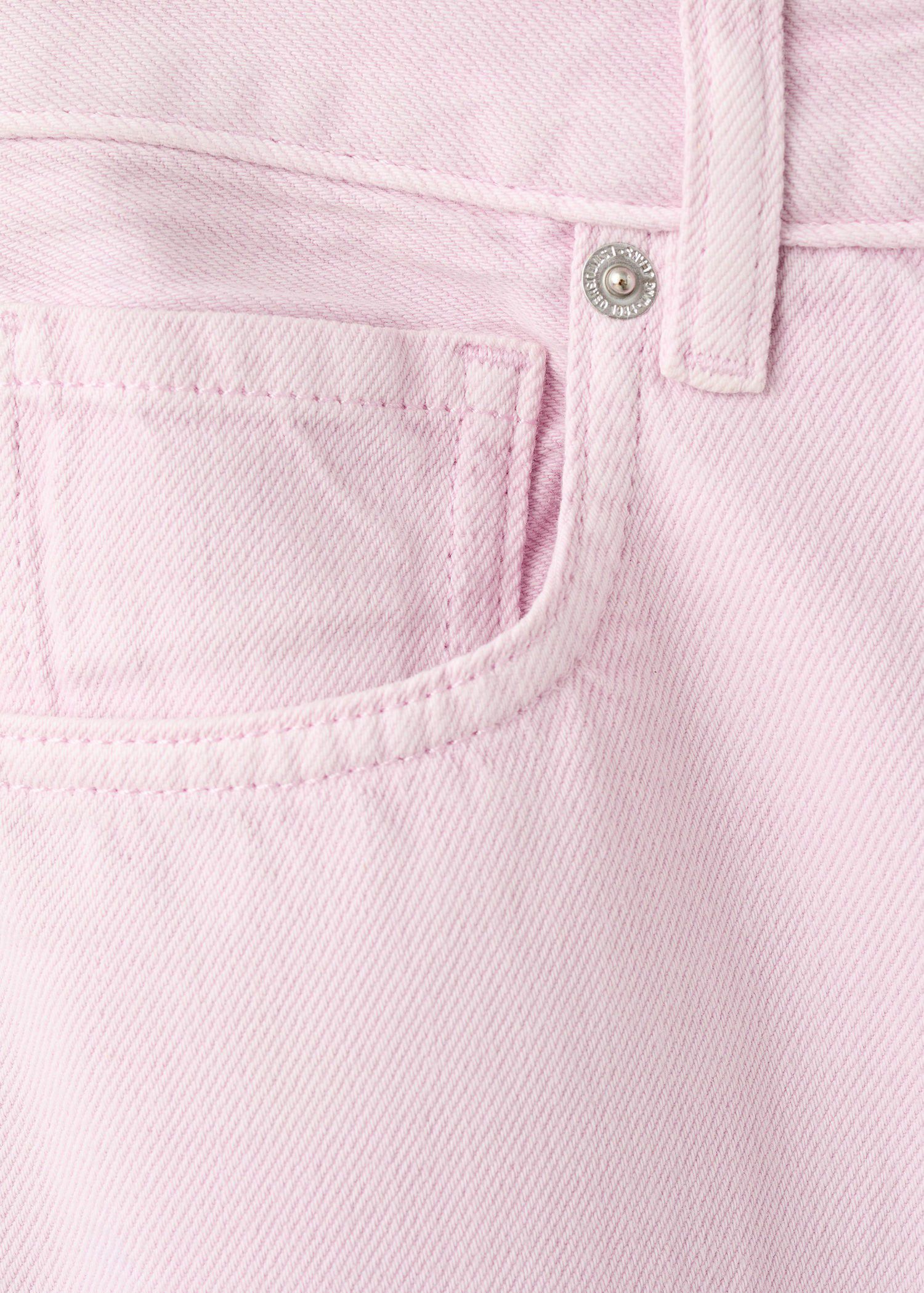 Mid-rise straight jeans