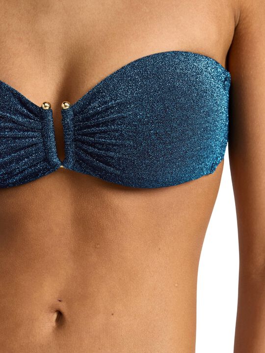 Foret bandeau bikini-bh lurex