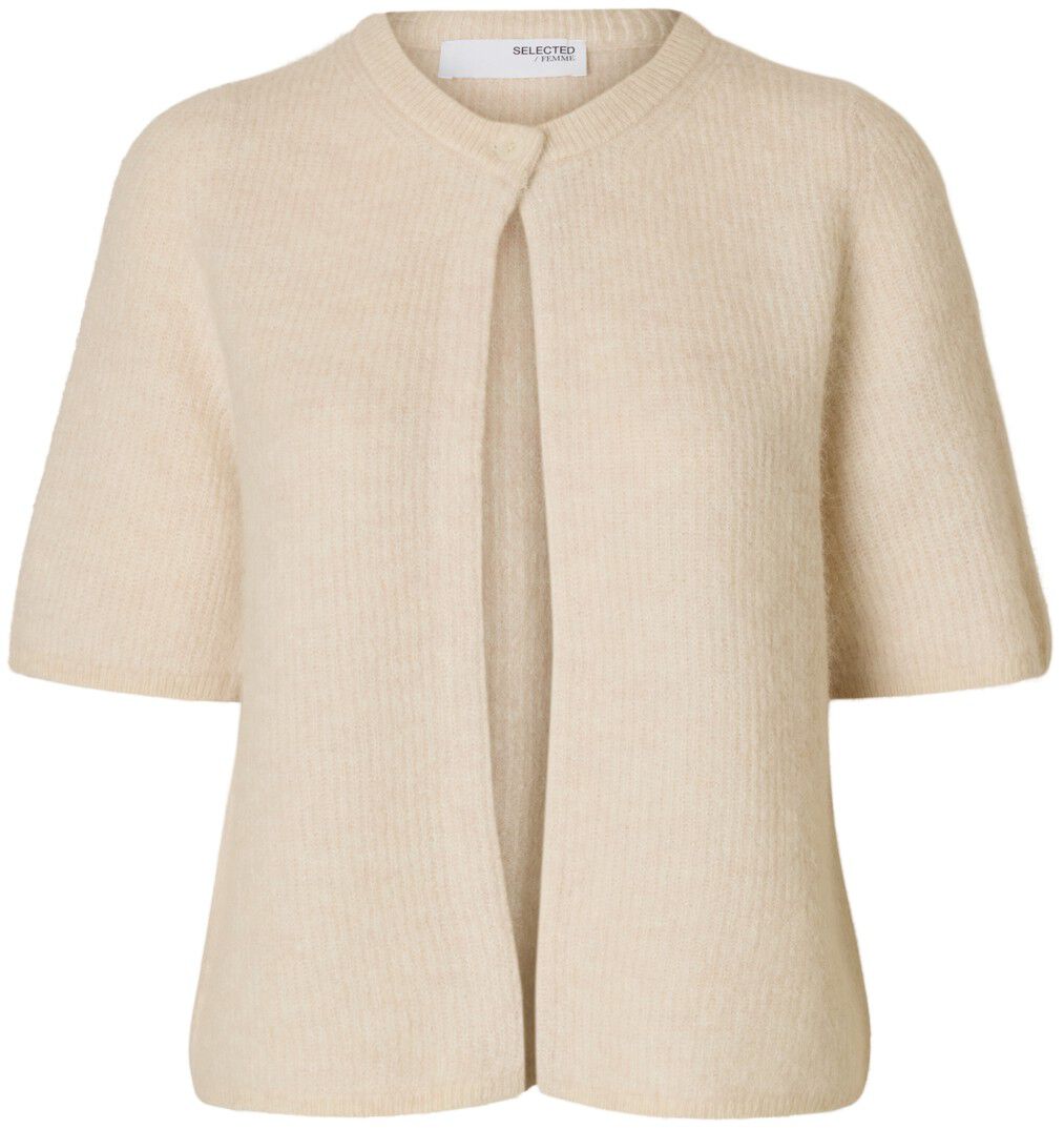 WOOL RIB KNIT CARDIGAN NO